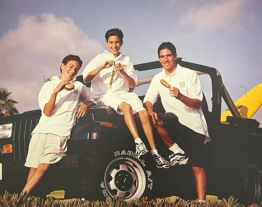 Danny, Mike and Brandon, the third generation